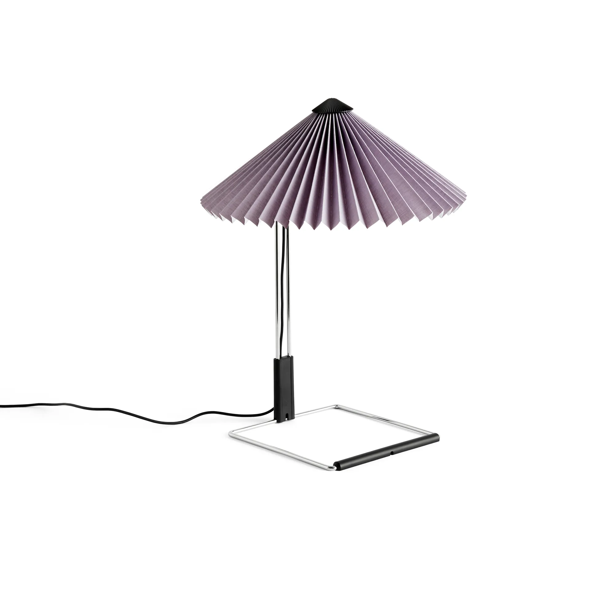 Matin table bordlampe Ø30 cm, Lavender/Steel HAY