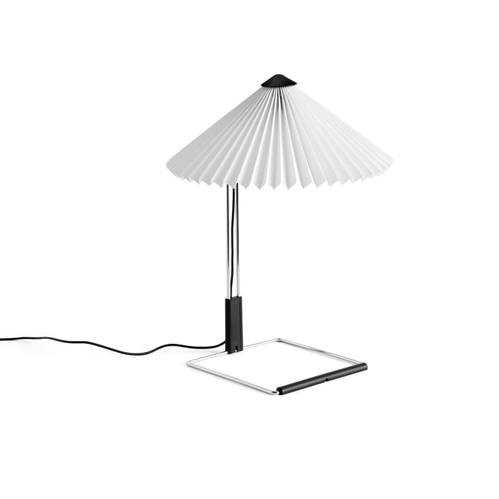 Matin table bordlampe Ø30 cm - White/Steel - HAY