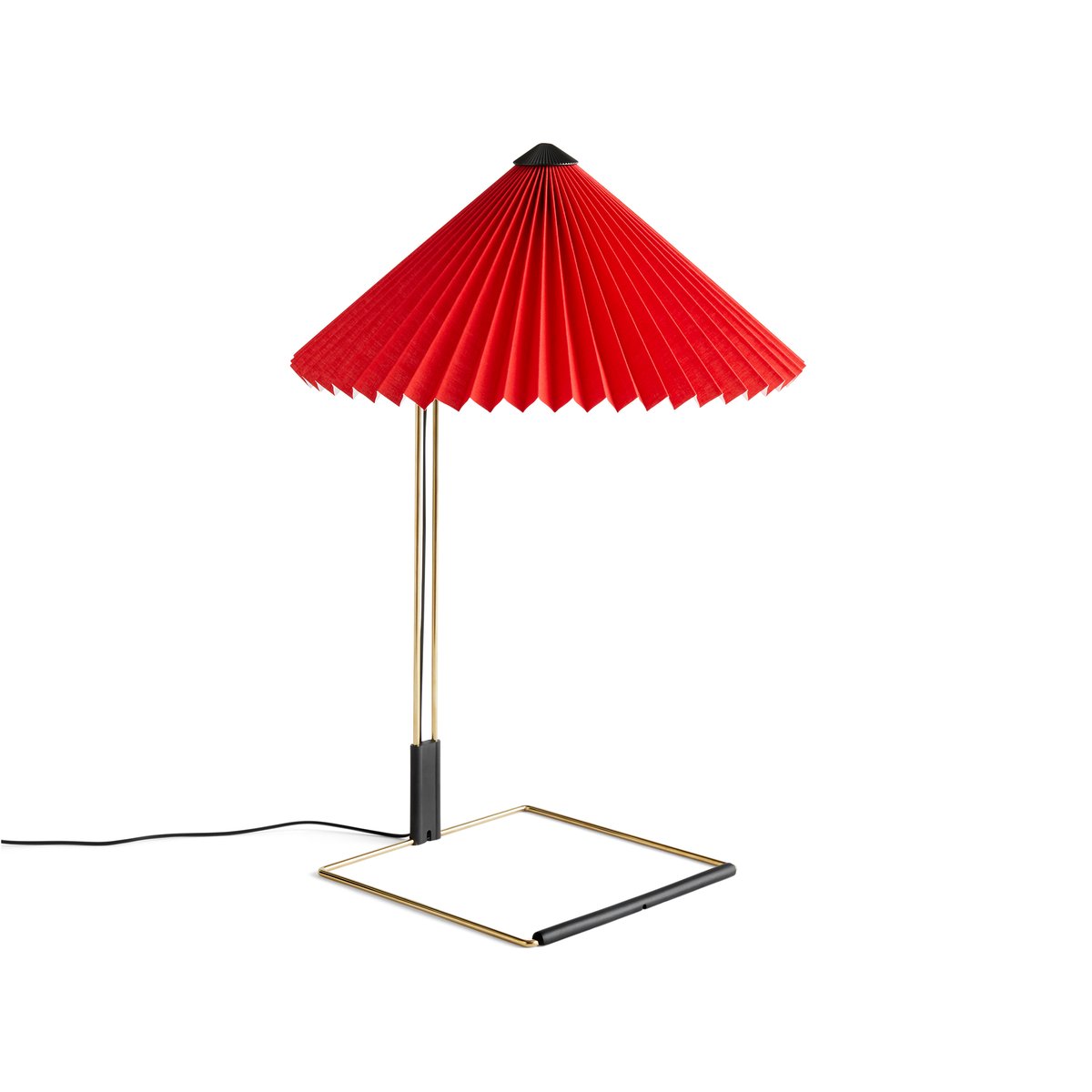 HAY Matin table bordlampe Ø38 cm Bright red shade