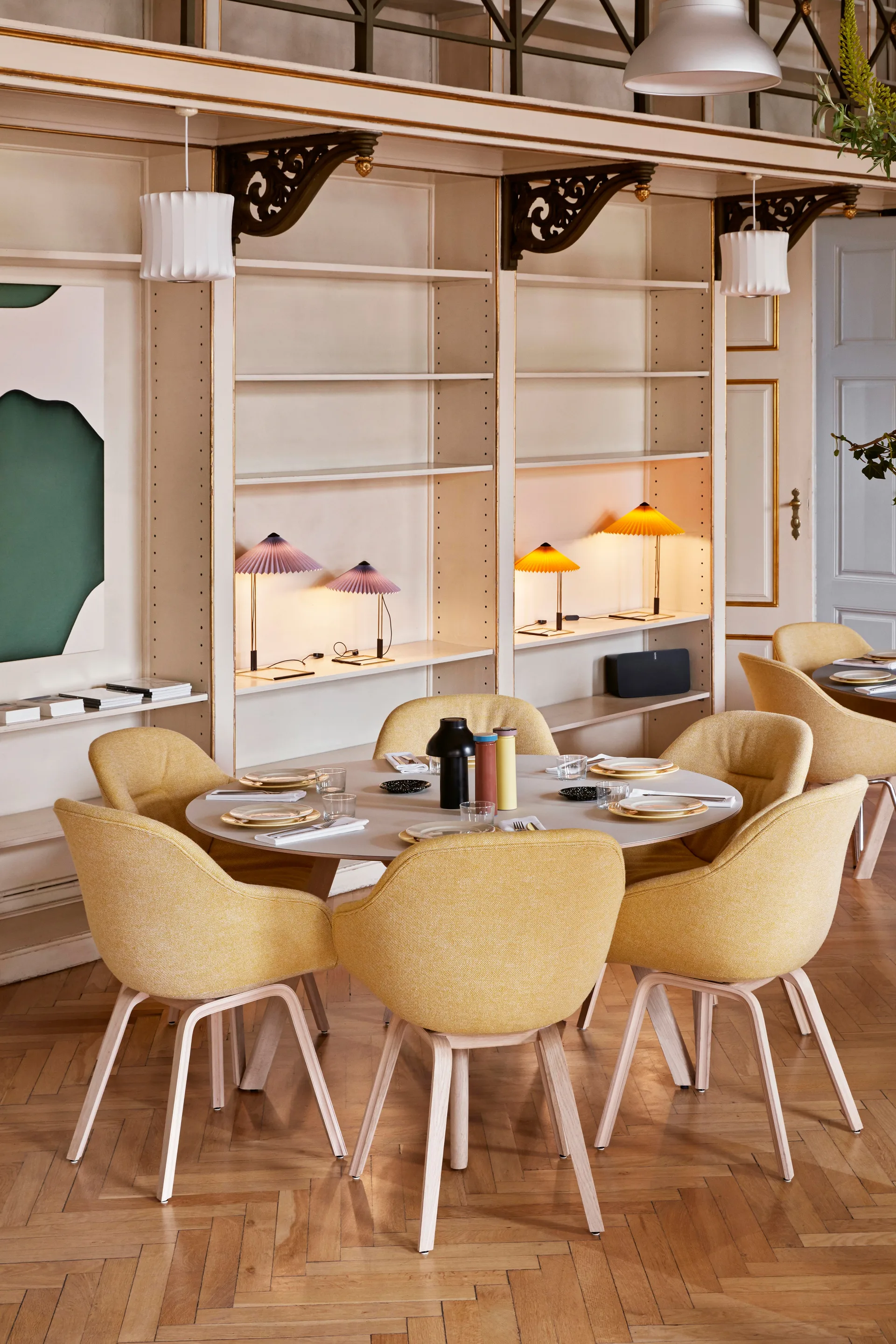 Matin table bordlampe Ø38 cm, Lavender shade HAY