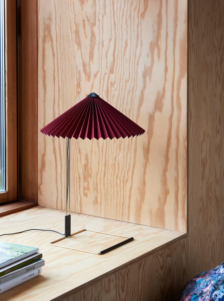 Matin table bordlampe Ø38 cm, Oxide red shade HAY