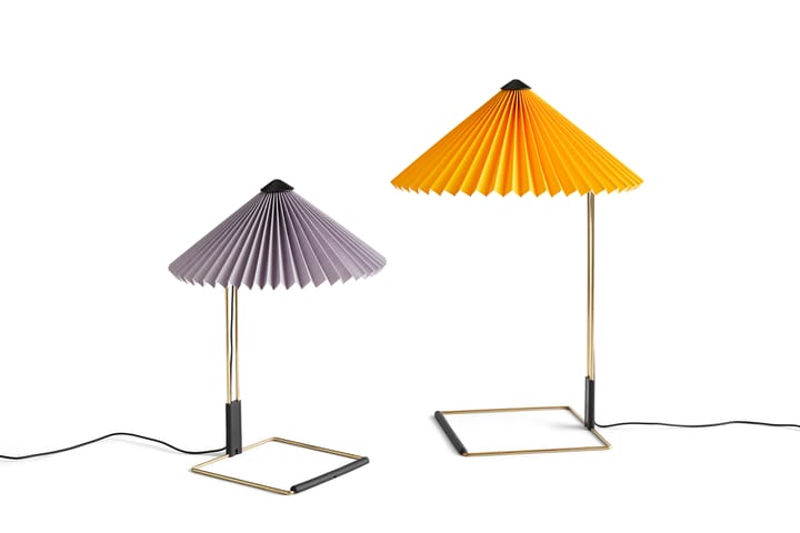 Matin table bordlampe Ø38 cm, Yellow shade HAY