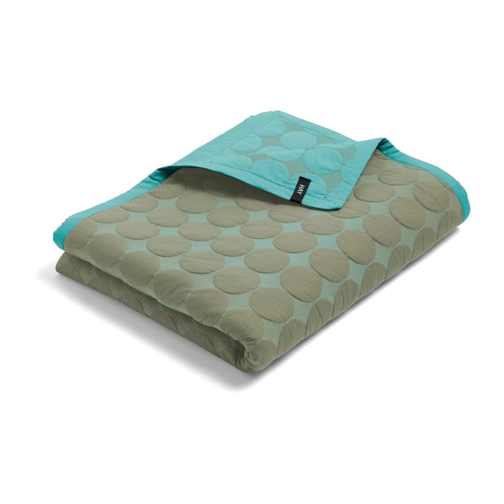 Mega Dot sengetæppe 195x245 cm - Olive green - HAY