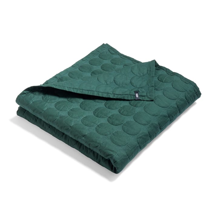 Mega Dot sengetæppe 235x245 cm - Dark green - HAY