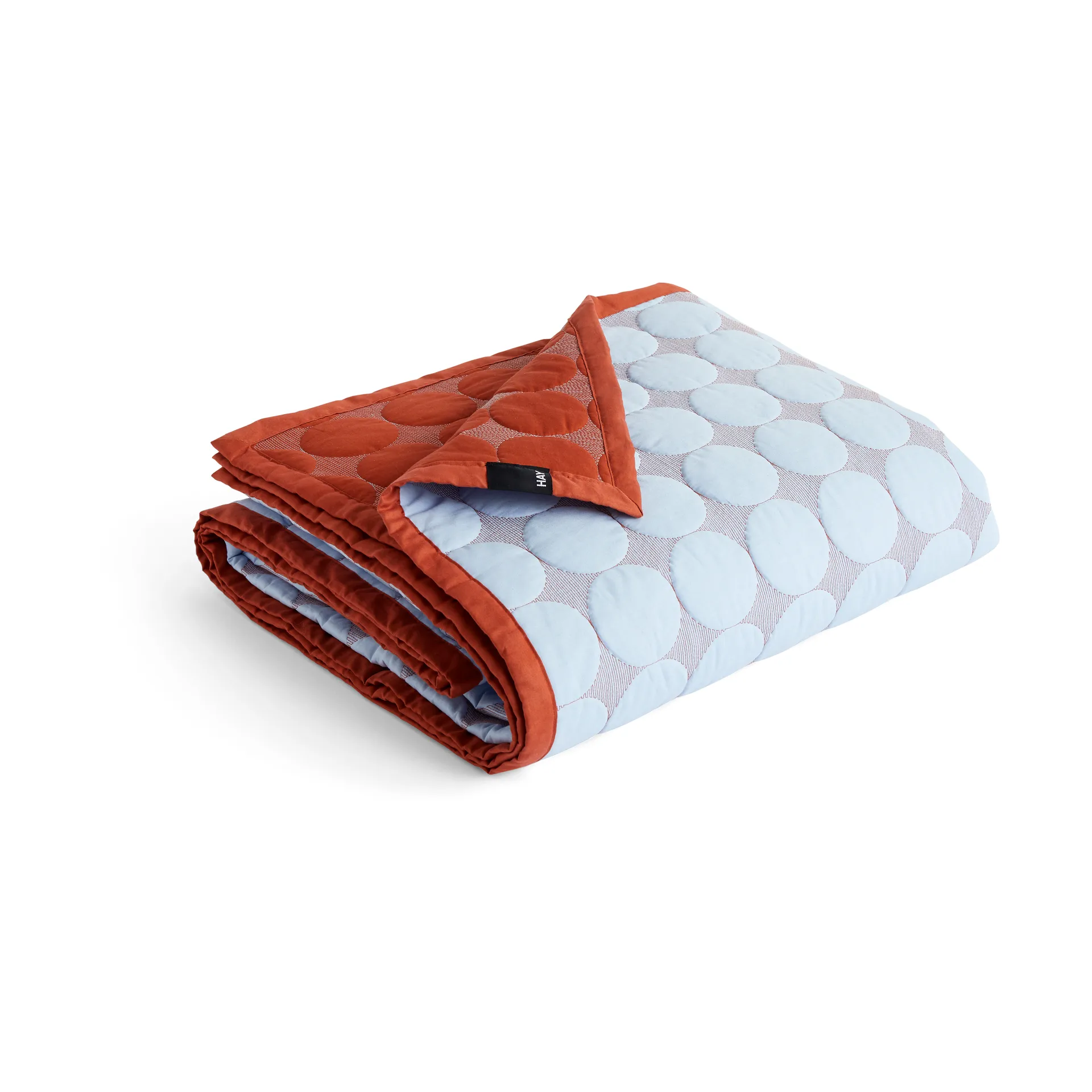 Mega Dot sengetæppe 235x245 cm, Light blue HAY