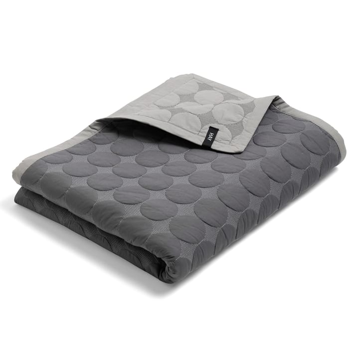 Mega Dot sengetæppe 260x260 cm - Dark grey - HAY