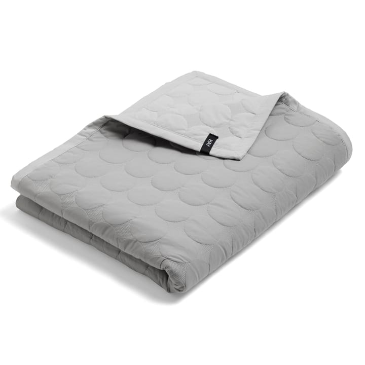 Mega Dot sengetæppe 260x260 cm - Light grey - HAY