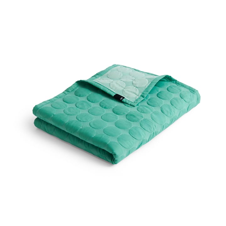 Mega Dot sengetæppe organic 195x245 cm - Sea green - HAY