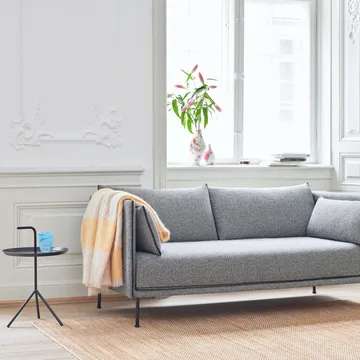 Moiré kelimtæppe 170x240 cm - Gul - HAY