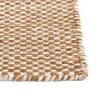 Moiré kelimtæppe 170x240 cm - Gul - HAY