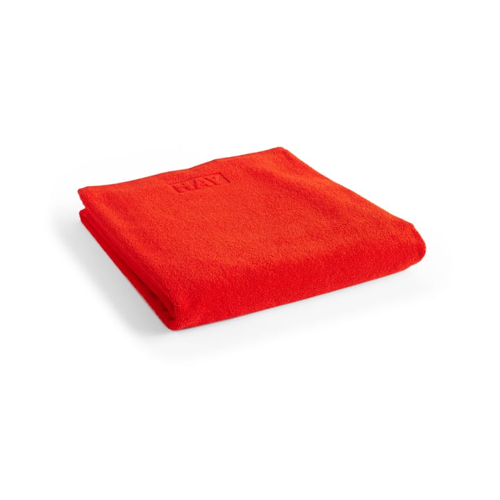 Mono badehåndklæde 100x150 cm - Poppy red - HAY