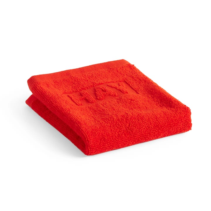 Mono håndklæde 30x30 cm - Poppy red - HAY