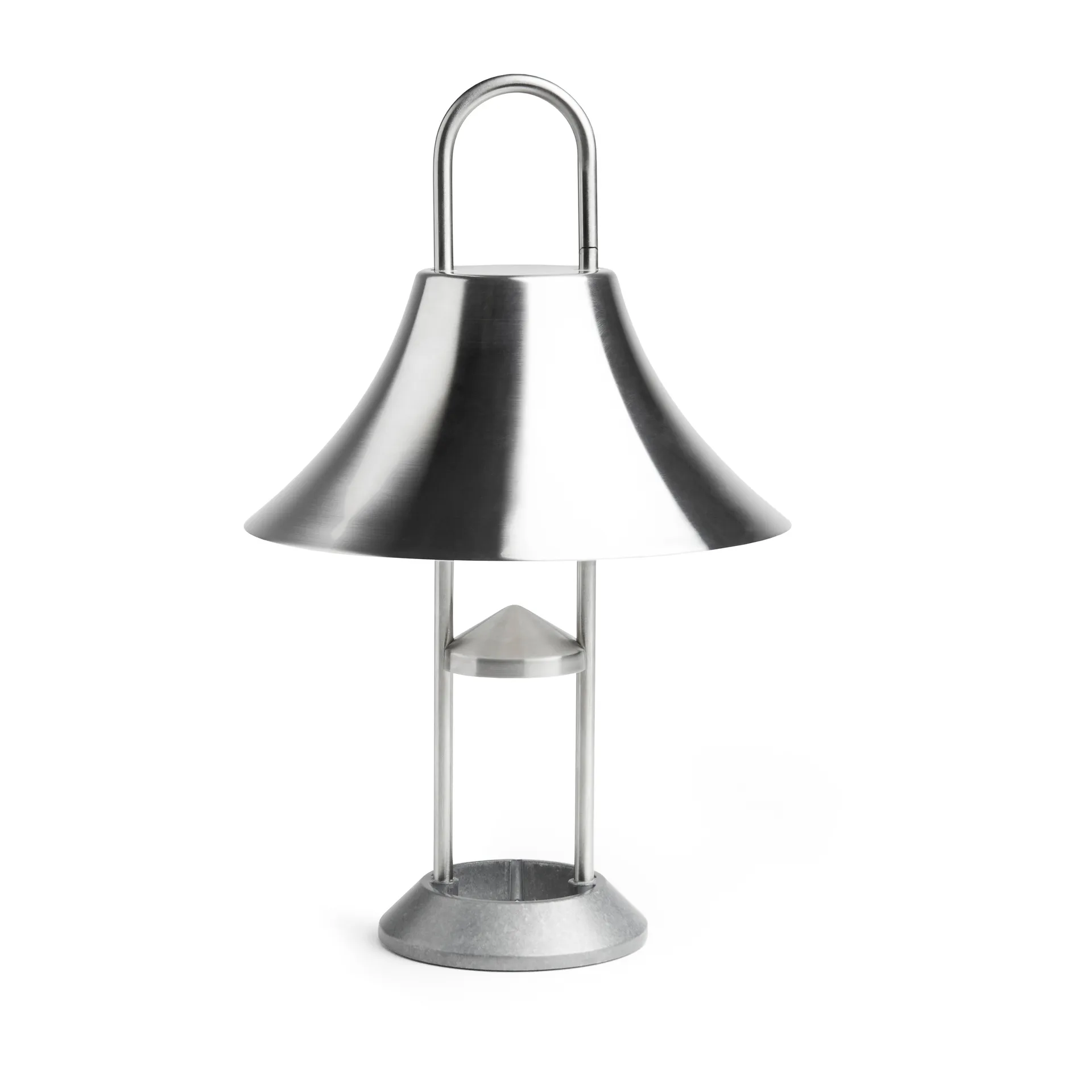 Mousqueton transportabel bordlampe 30,5 cm, Brushed stainless steel HAY