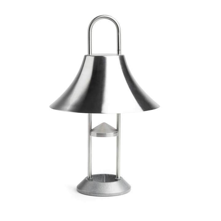 Mousqueton transportabel bordlampe 30,5 cm - Brushed stainless steel - HAY