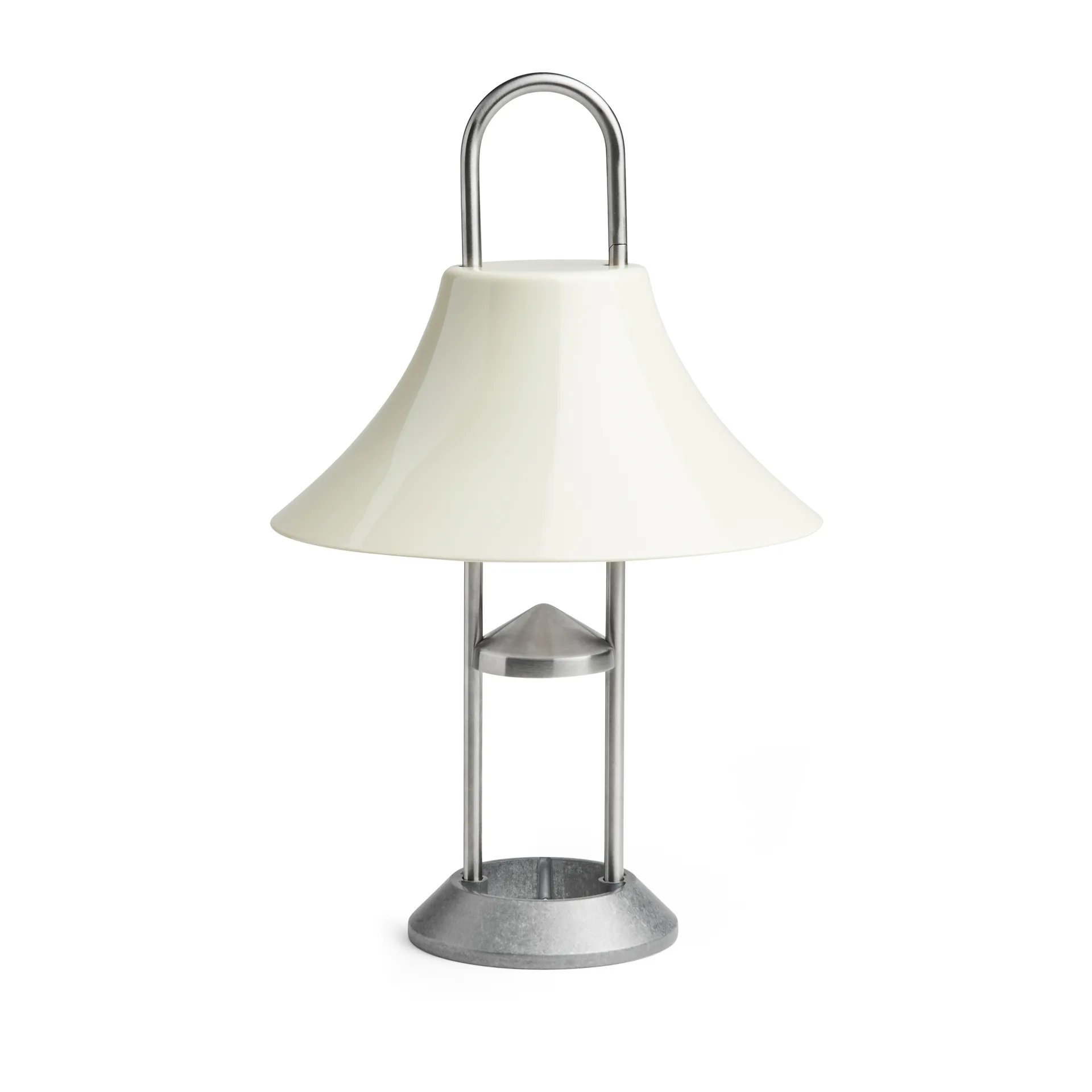 Mousqueton transportabel bordlampe 30,5 cm, Oyster white HAY