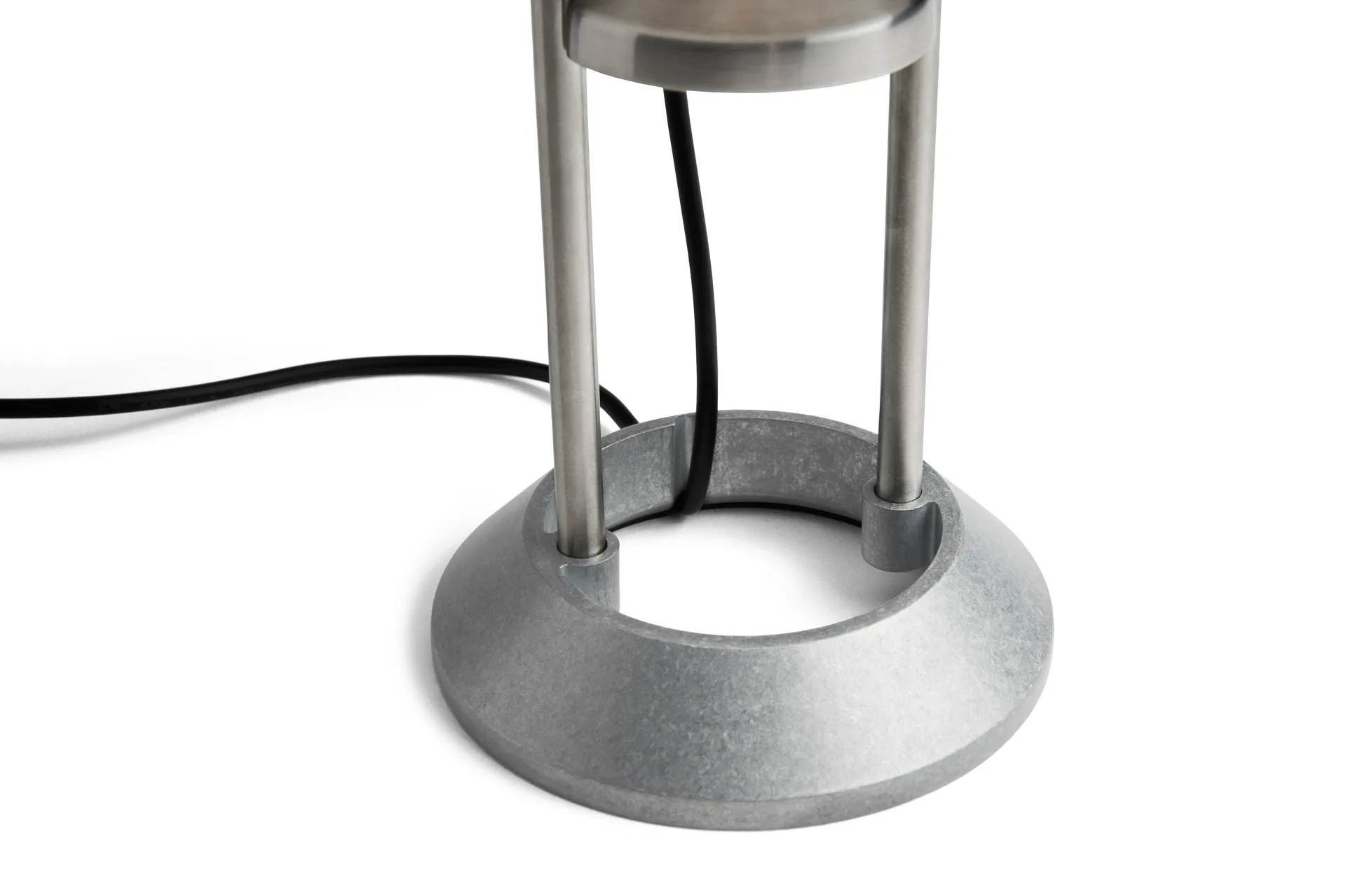 Mousqueton transportabel bordlampe 30,5 cm, Oyster white HAY