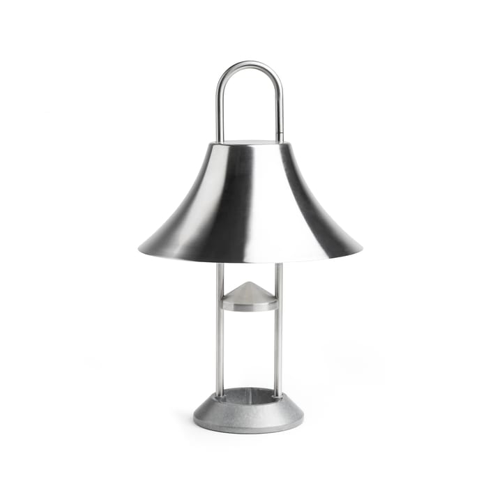 Mousqueton transportabel bordlampe - Brushed stainless steel - HAY