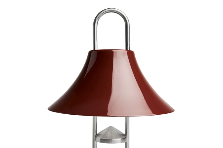 Mousqueton transportabel bordlampe, Iron red HAY