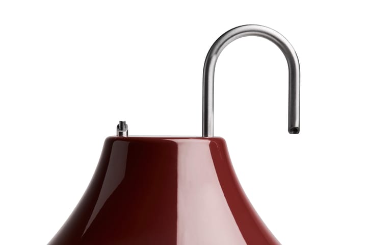 Mousqueton transportabel bordlampe, Iron red HAY
