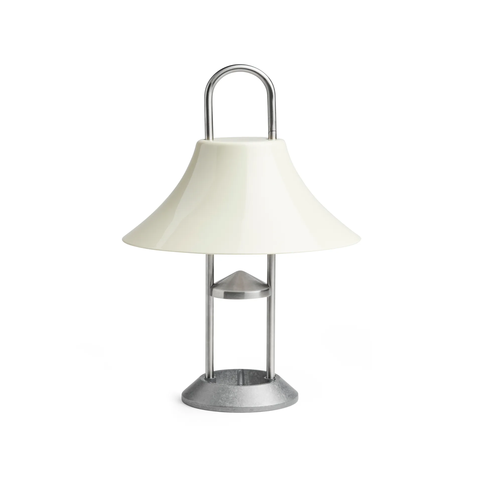 Mousqueton transportabel bordlampe, Oyster white HAY