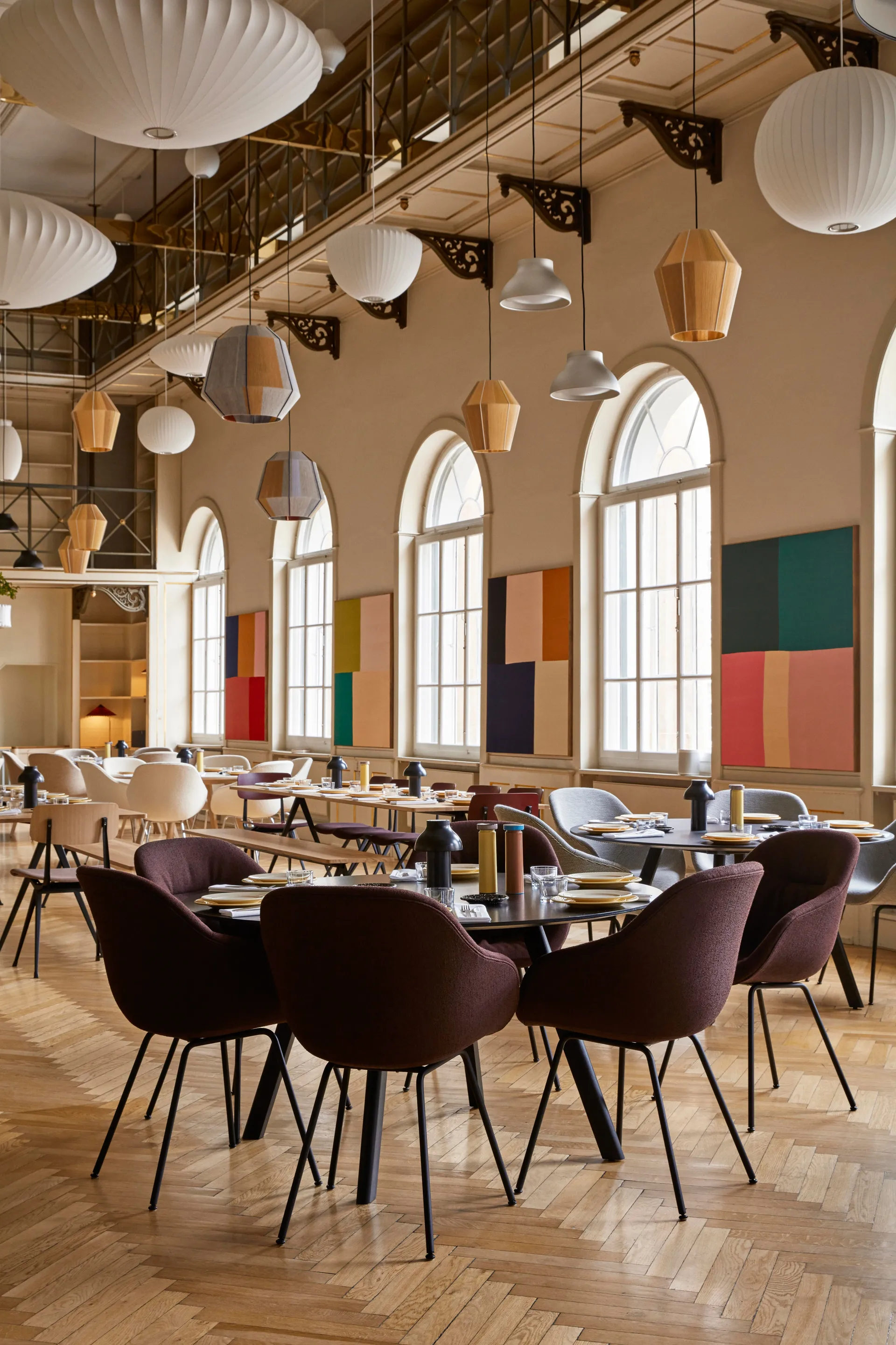 Nelson Bubble Saucer pendel L, Offwhite HAY