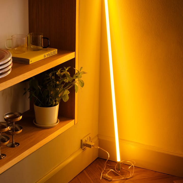 Neon Tube Slim lysstofrør 120 cm, blue, 120 cm HAY