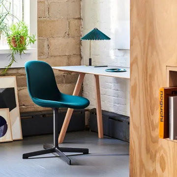 Neu 10 Upholstery kontorstol - Remix 163 grey, drejestativ i aluminium - HAY