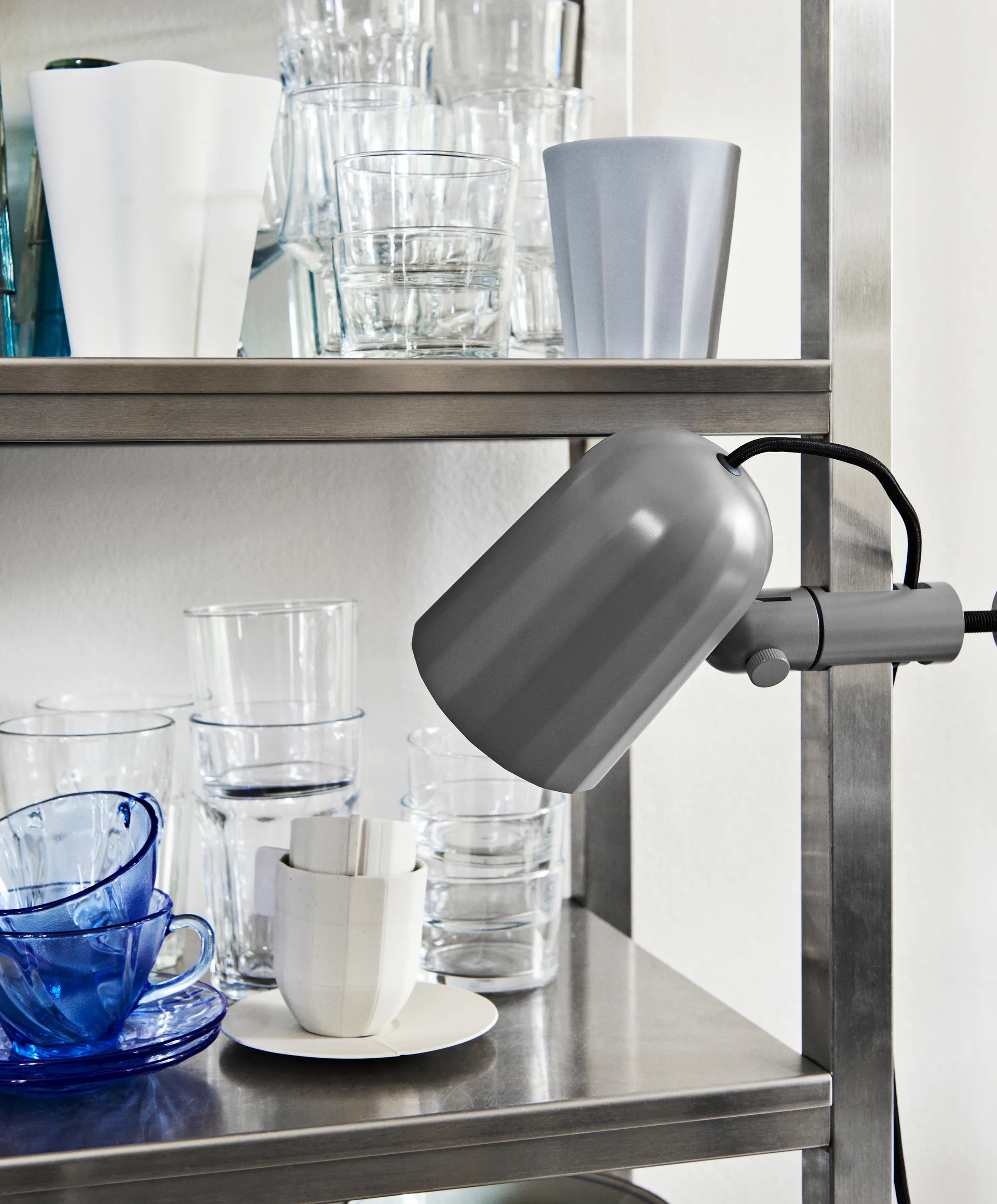 Noc clamp klemmelampe, Mørkegrå HAY