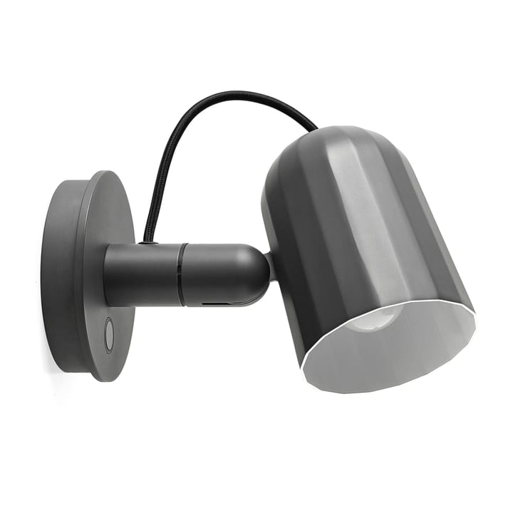 Noc wall button væglampe - Mørkegrå - HAY