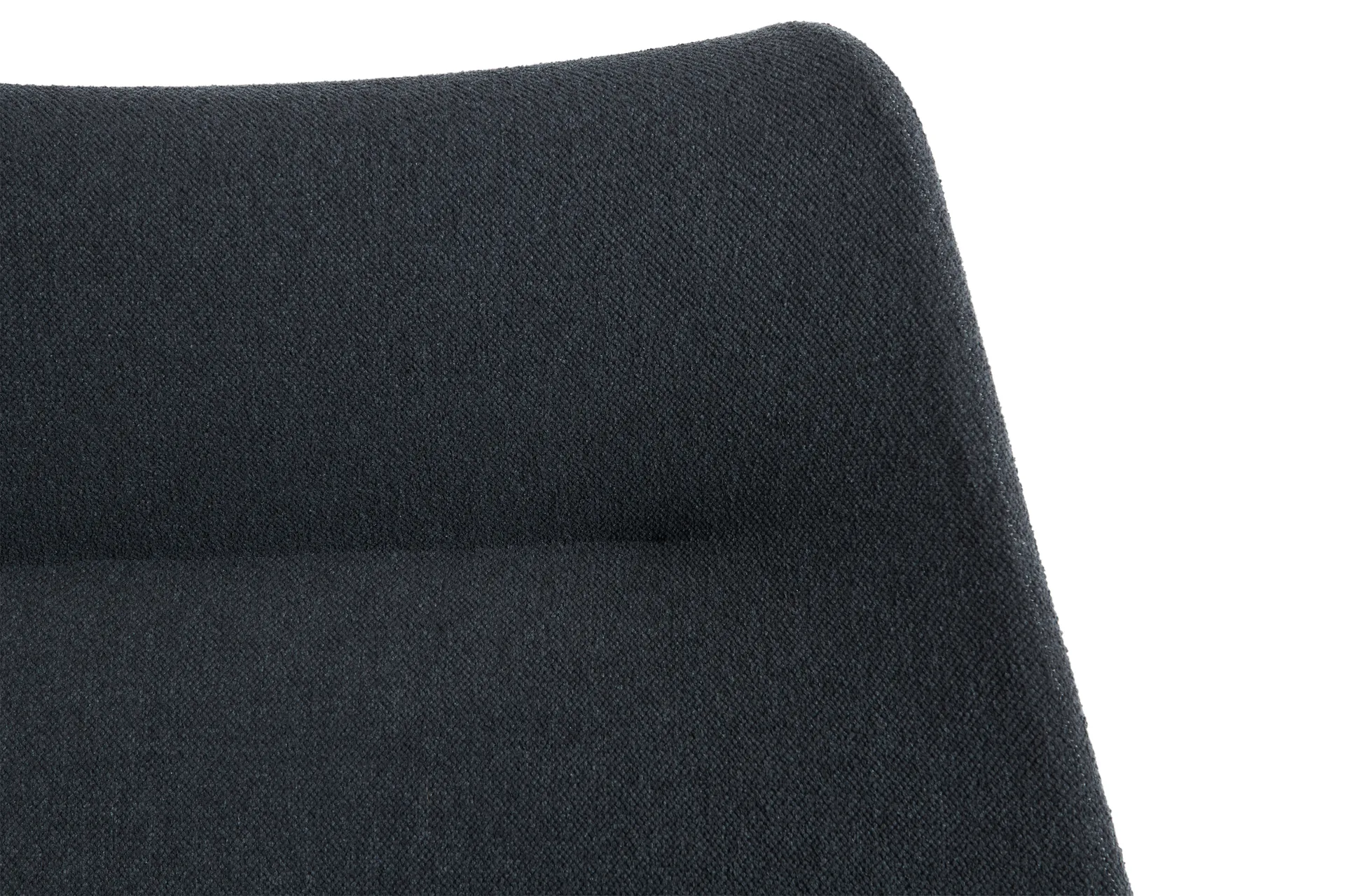 O2 Lounge Chair lænestol, Soft black-svartlakeret stål HAY