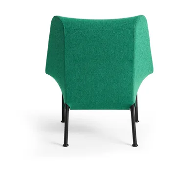 O2 Lounge Chair lænestol - Soft green-sortlakeret stål - HAY
