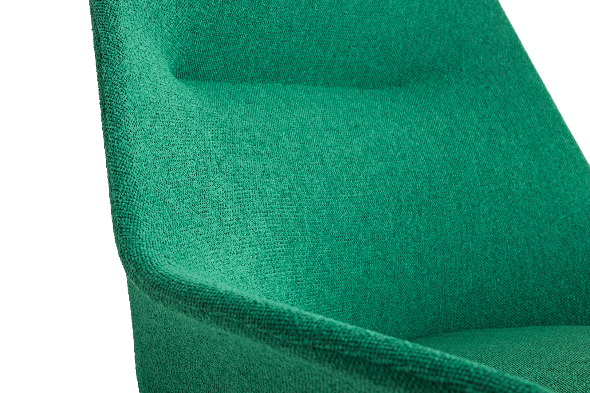 O2 Lounge Chair lænestol, Soft green-sortlakeret stål HAY