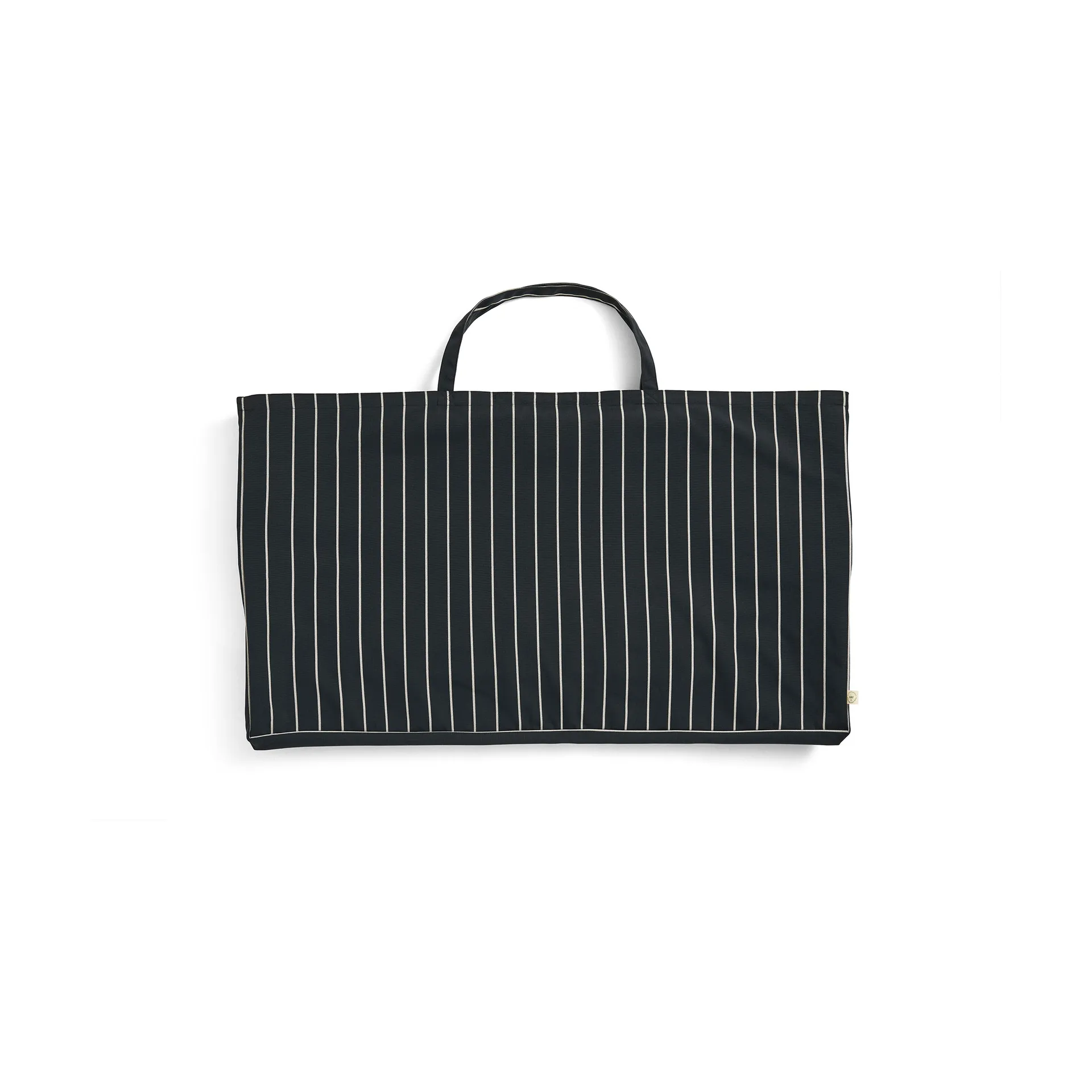 Outdoor Market foldbar sofa, Black-beige, 2-pers. sofa HAY