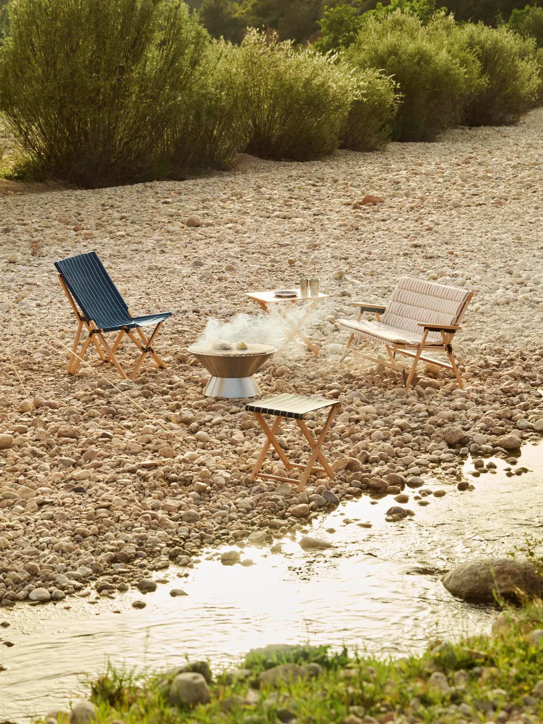 Outdoor Market grill, Rustfrit stål, Ø60 cm HAY