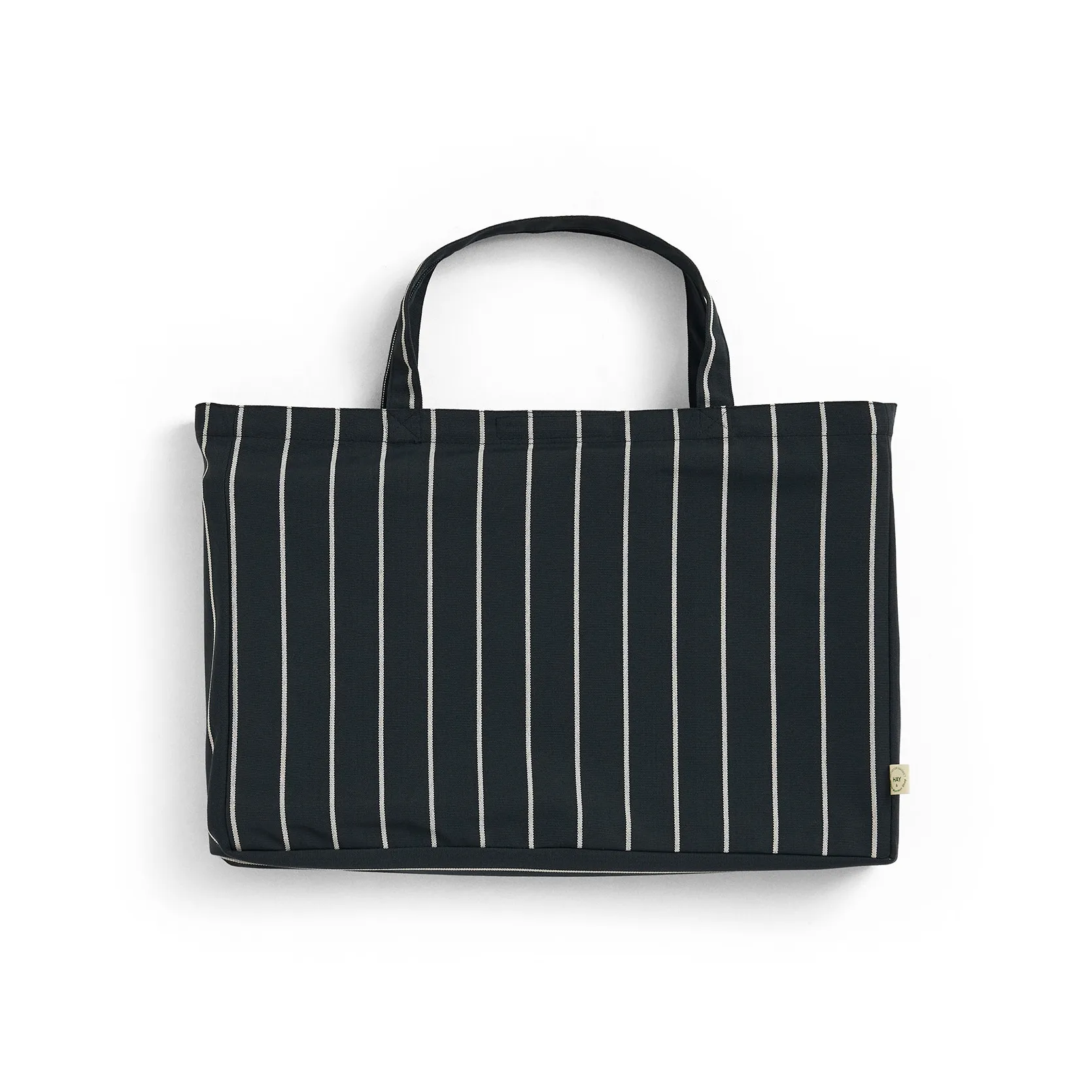 Outdoor Market klapbar skammel, Black-beige HAY