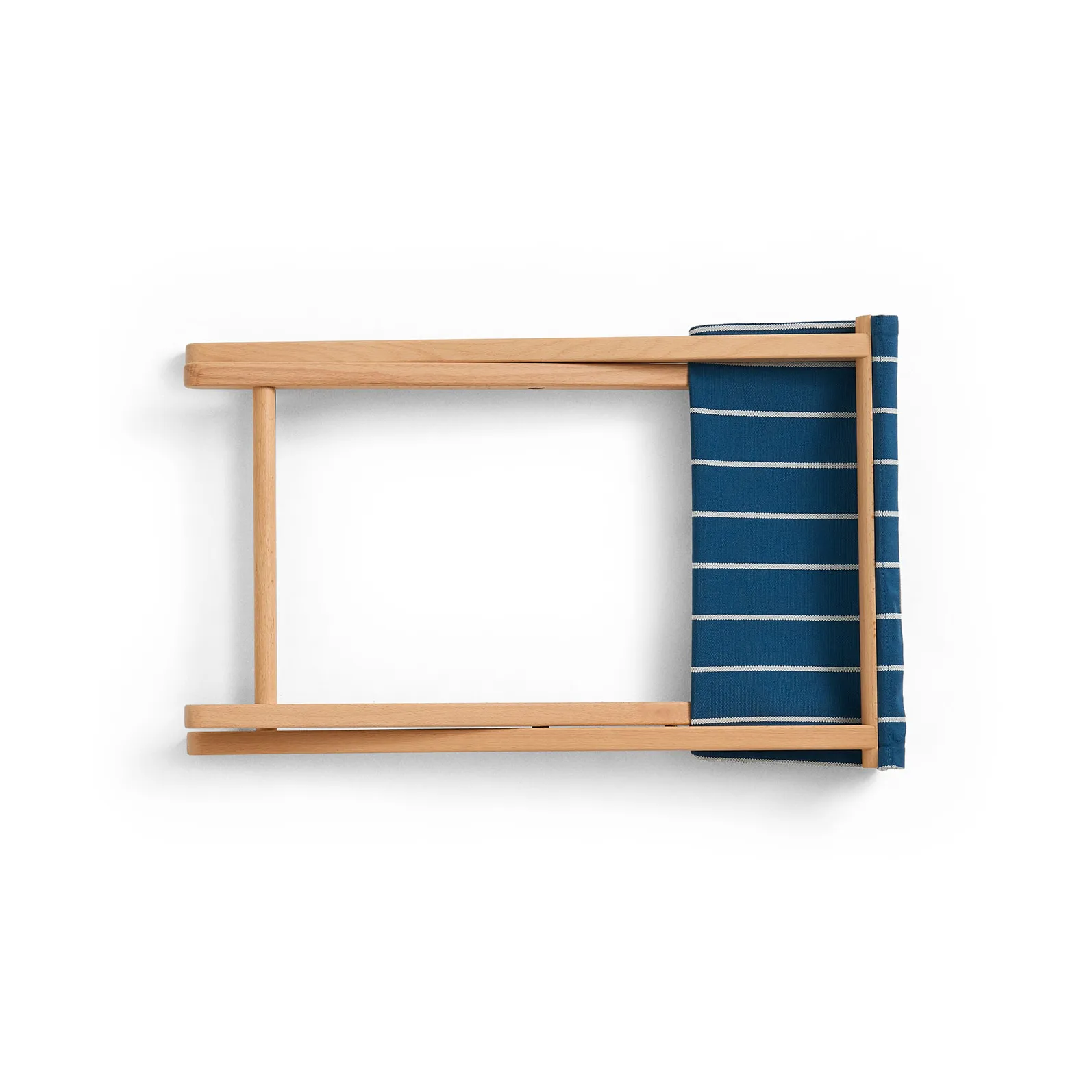 Outdoor Market klapbar skammel, Blue-beige HAY