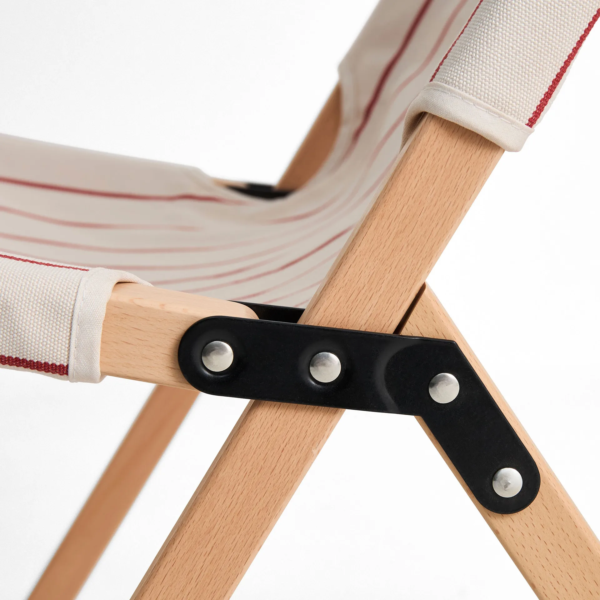 Outdoor Market klapstol, Beige-red HAY