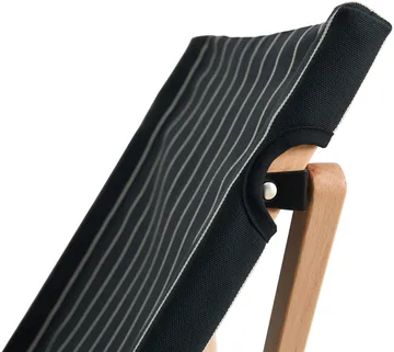 Outdoor Market klapstol - Black-beige - HAY