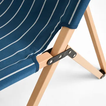 Outdoor Market klapstol - Blue-beige - HAY