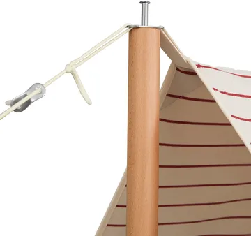 Outdoor Market solafskærmning - Beige-red, 200x240 cm - HAY