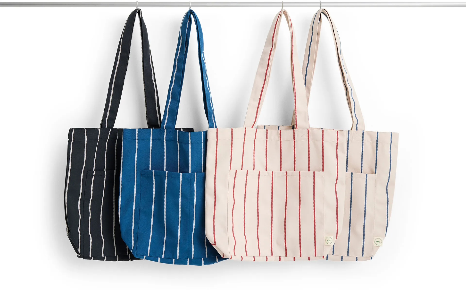 Outdoor Market stofpose, Beige-blue, medium HAY