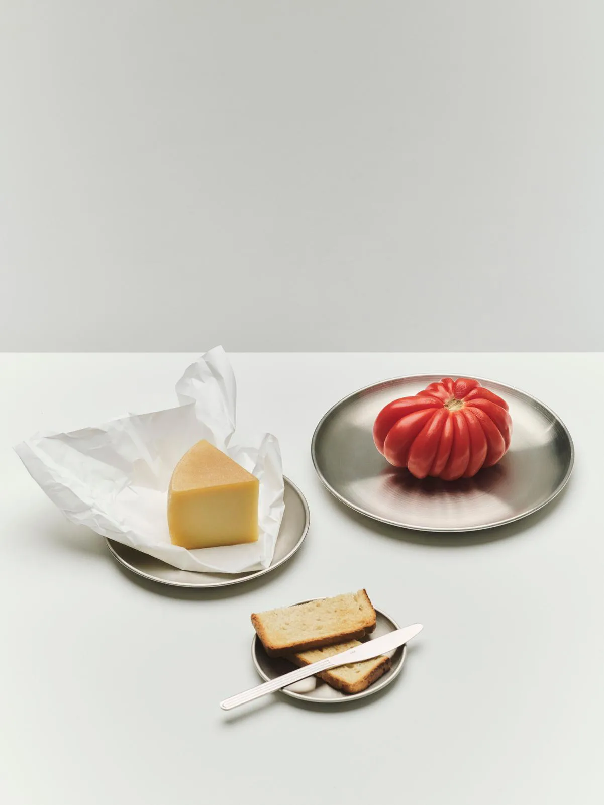 Outdoor Market tallerken, Rustfrit stål, Ø26 cm, 2-pak HAY