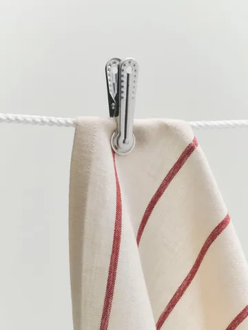 Outdoor Market tøjklemme - Sølv, 10-pak - HAY