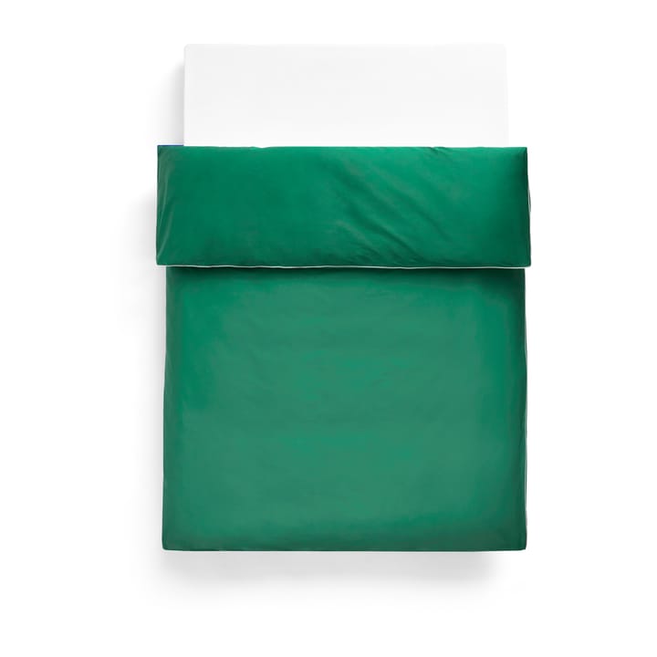Outline dynebetræk 220x220 cm - Emerald green - HAY