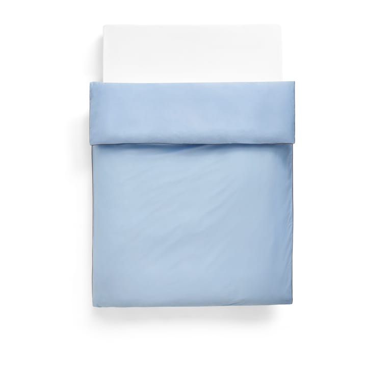Outline dynebetræk 220x220 cm - Soft blue - HAY