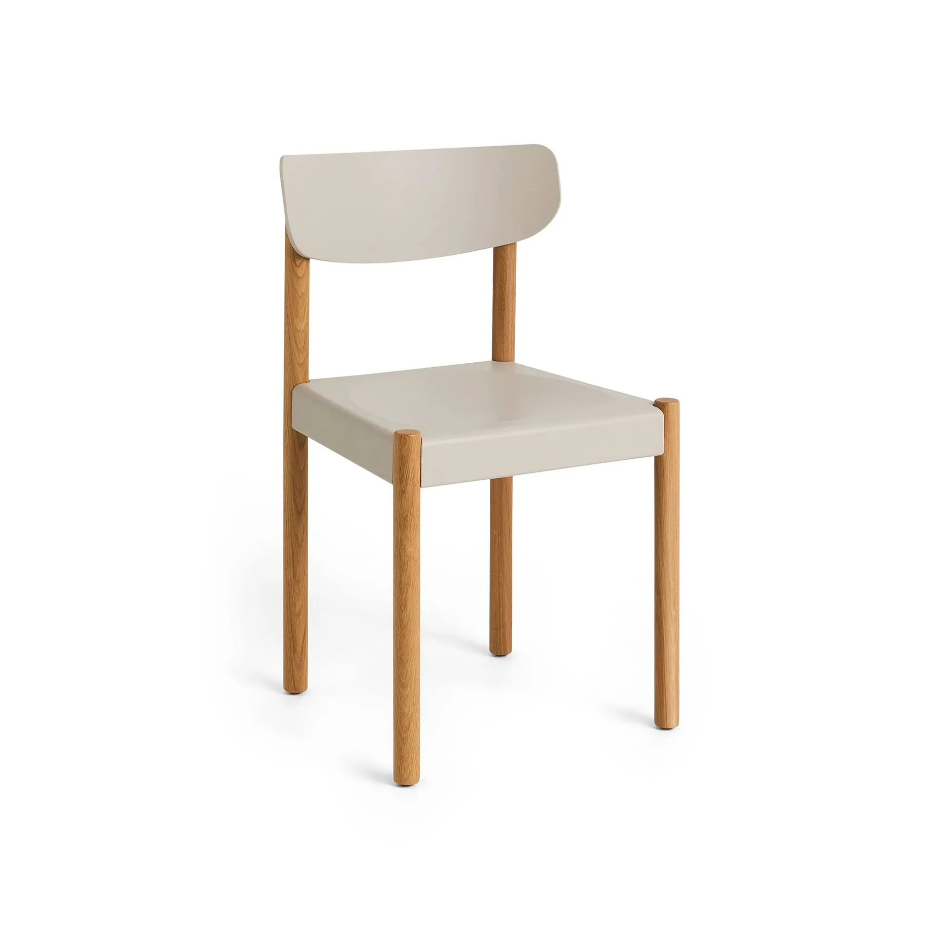 Pack Chair 10 stol, Oliebehandlet eg-chalk grey HAY