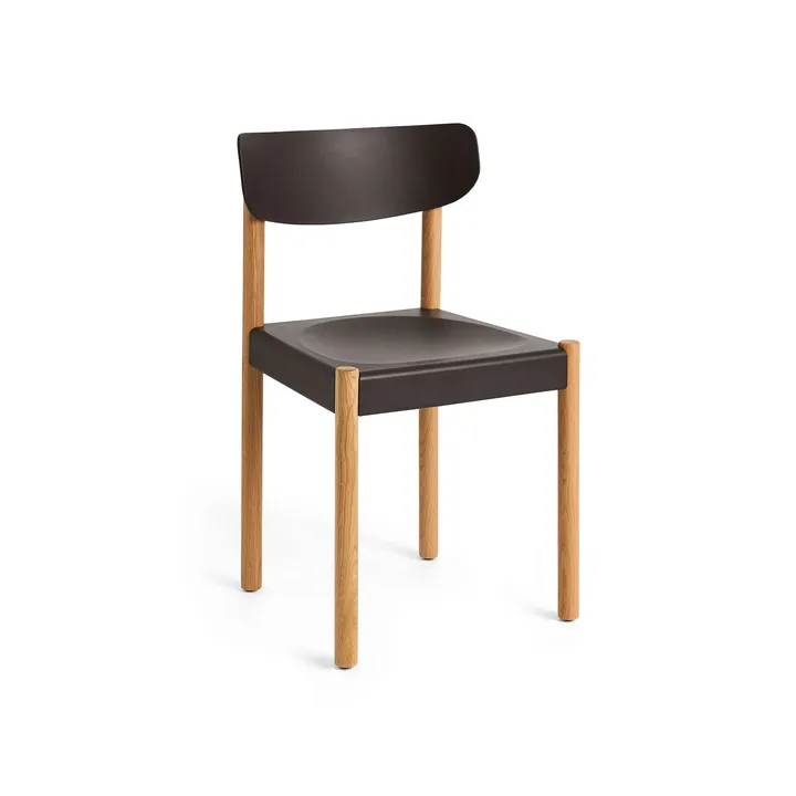 Pack Chair 10 stol - Oliebehandlet eg-graphite brown - HAY