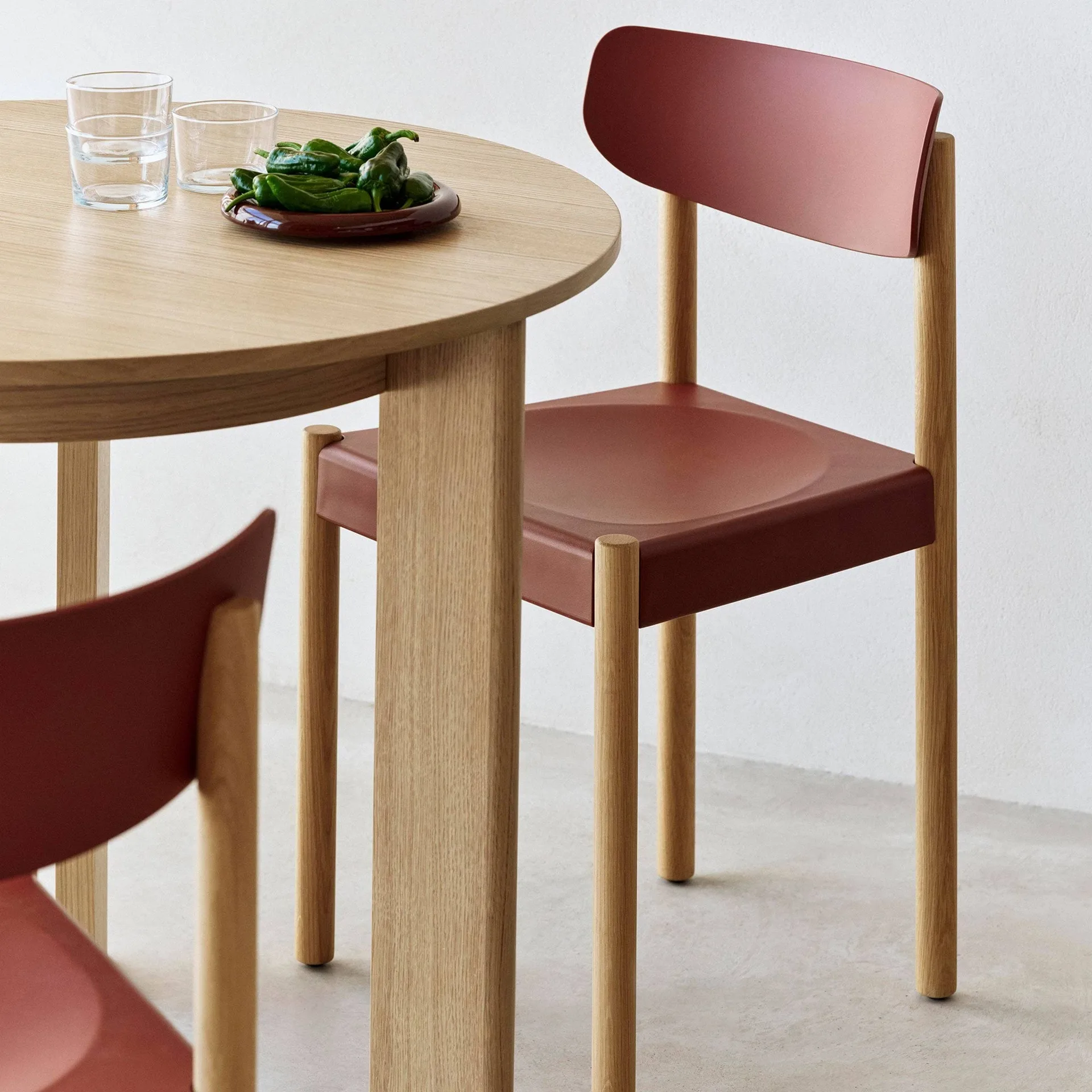 Pack Chair 10 stol, Oliebehandlet eg-hull red HAY