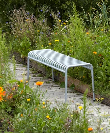 Palissade bænk 120x42 cm - Hot galvanised - HAY