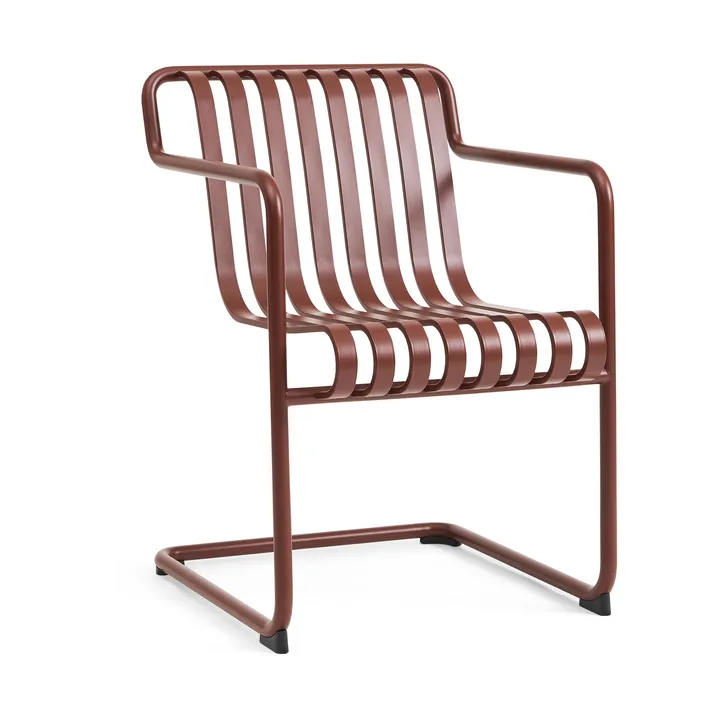 Palissade Cantilever Dining karmstol - Iron red - HAY